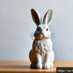 콩지래빗 피규어 출시 정보 - A highly detailed collectible figure of Kongji Rabbit, crafted from premium resin with textured, lif...