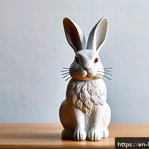 콩지래빗 피규어 출시 정보 - A highly detailed collectible figure of Kongji Rabbit, crafted from premium resin with textured, lif...